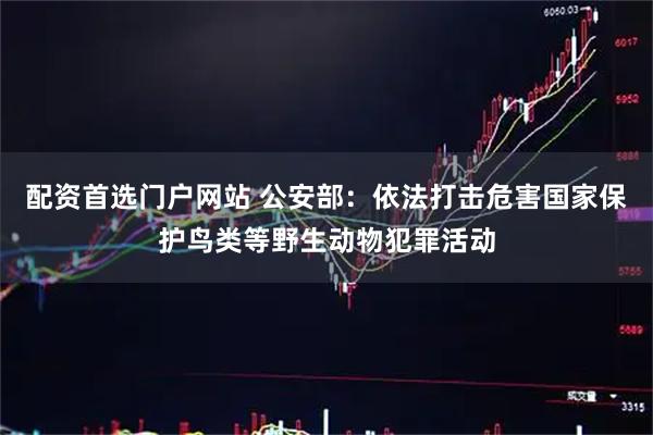 配资首选门户网站 公安部：依法打击危害国家保护鸟类等野生动物犯罪活动